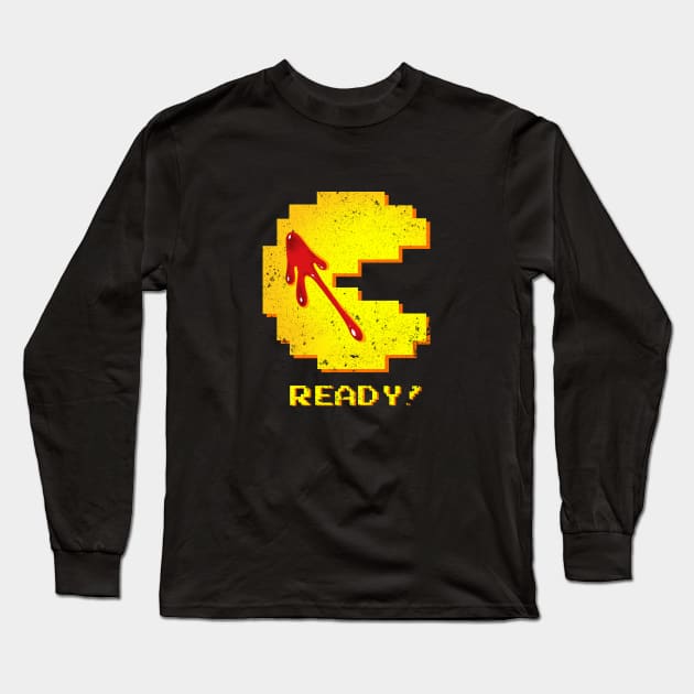 The Joke on Pacman Long Sleeve T-Shirt by Ionfox